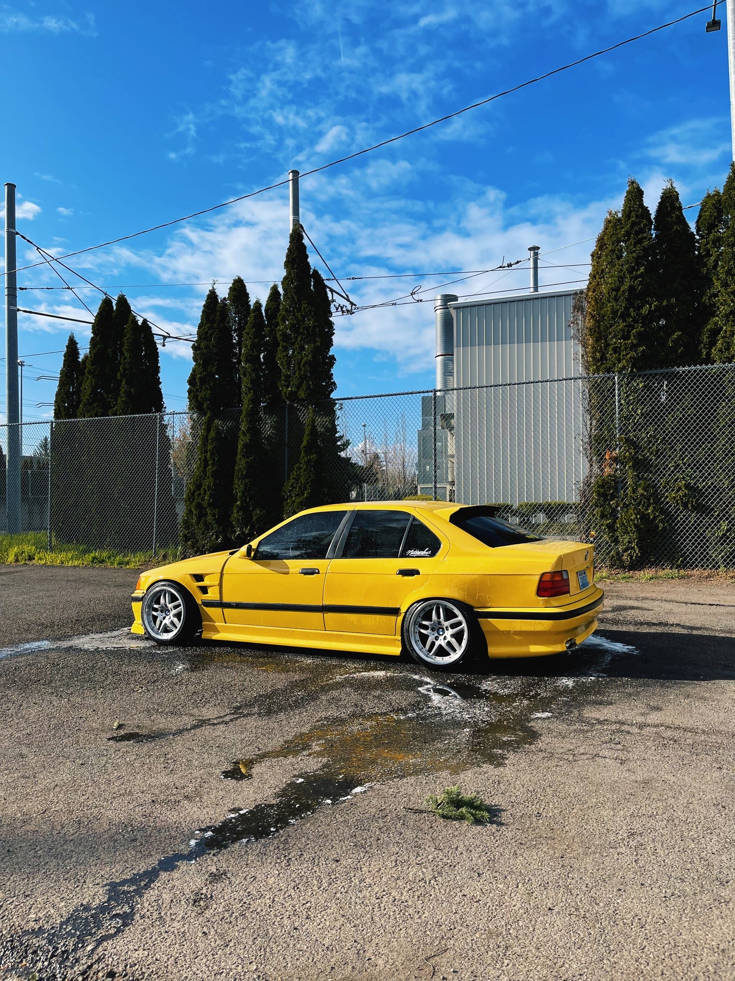 FULL SET Sedan E36 Autohändler FRONT + REAR 6 PIECE 50mm Breezy Overfenders